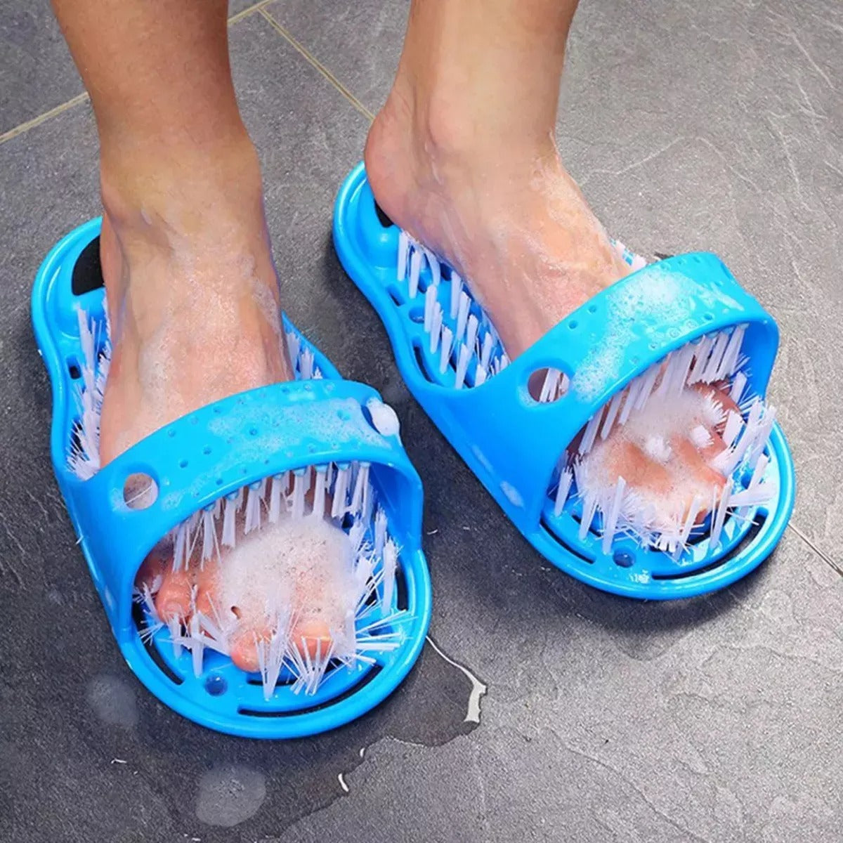 Footly | sandalias de spa con cepillos .